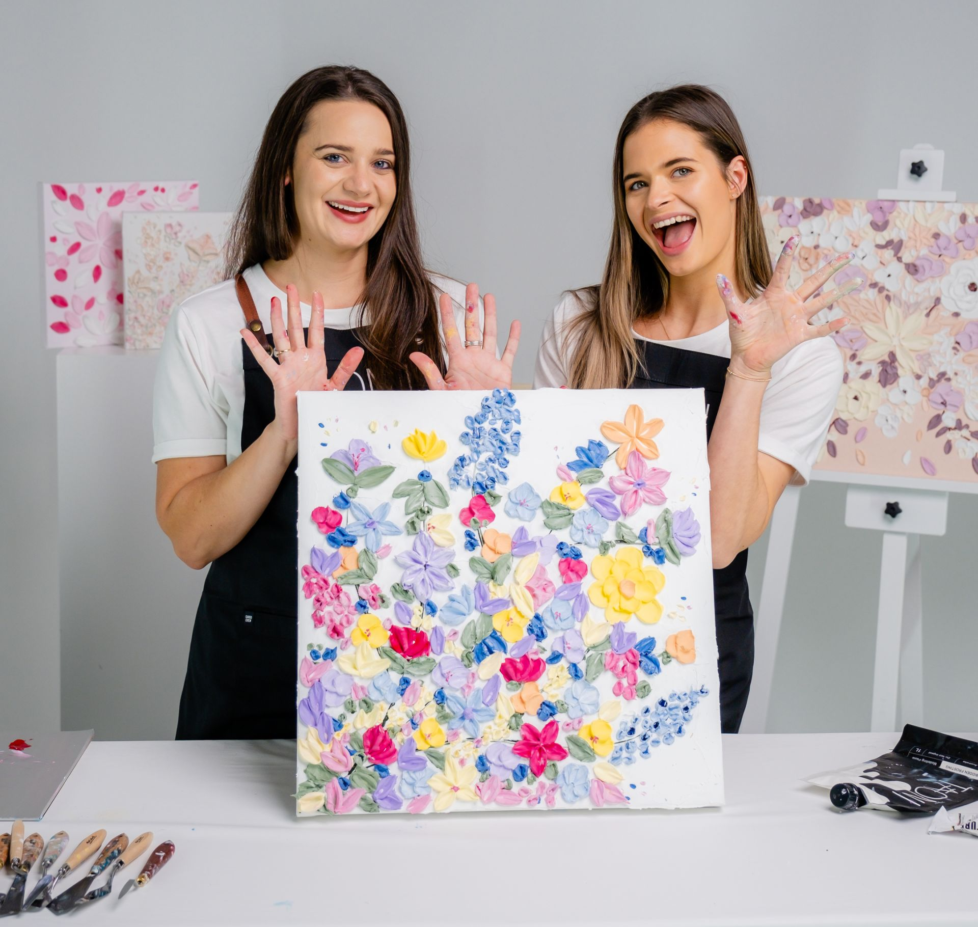 ONLINE TEXTURED ART PAINT &amp; SIP